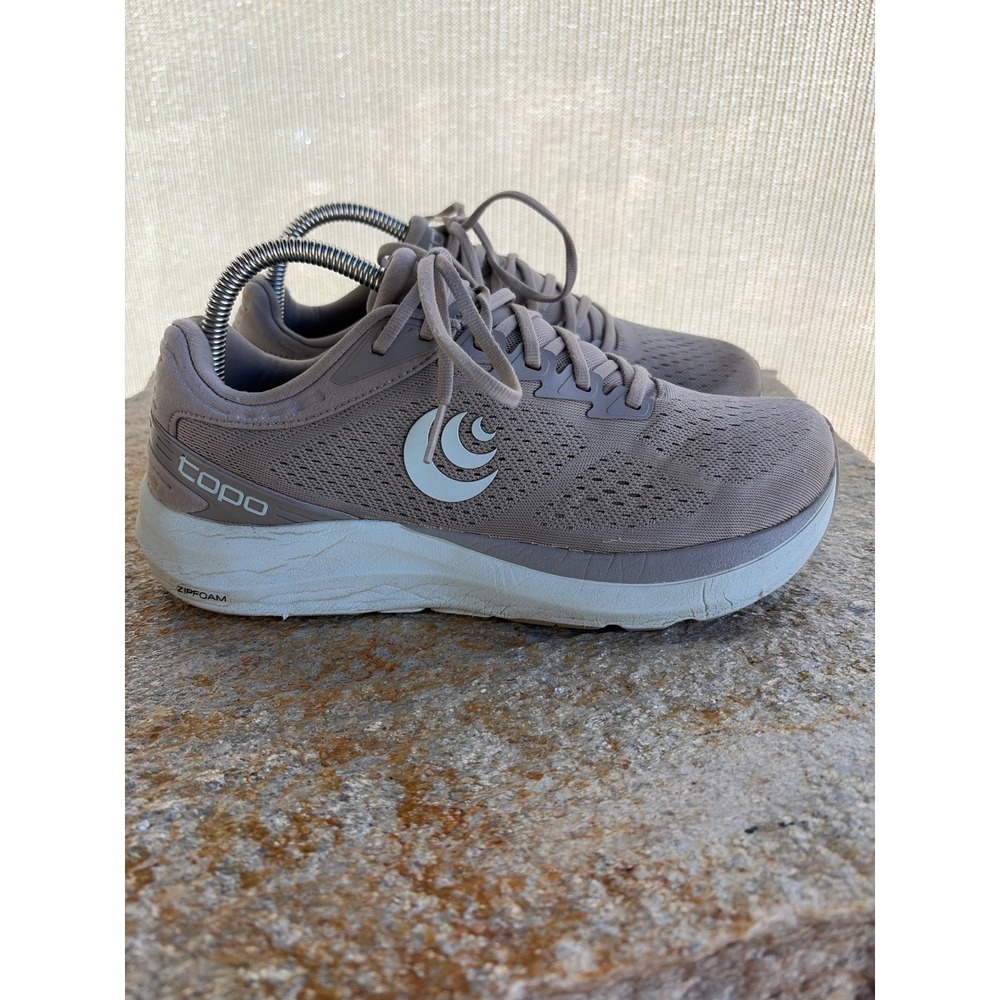 Topo Athletic Phantom 3 Running Shoes Mauve Taupe 5mm Drop ZipFoam Womens